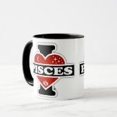 I Love Pisces Mok (Voorkant links)