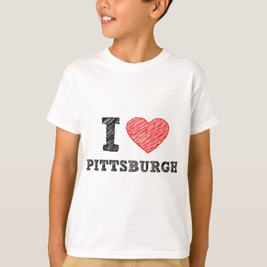 I-Love-Pittsburgh T-shirt (Voorkant)