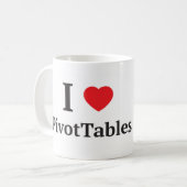 I Love PivotTables Mok (Voorkant links)