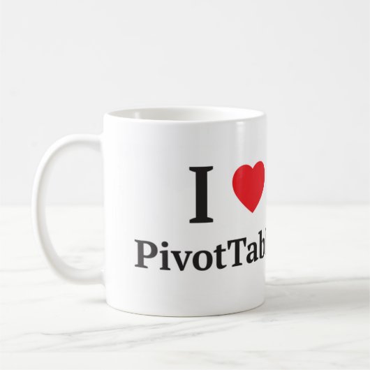 I Love PivotTables Mok (Links)
