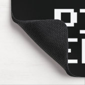 I Love Pixels, geek design, pixel art Muismat (Hoek)