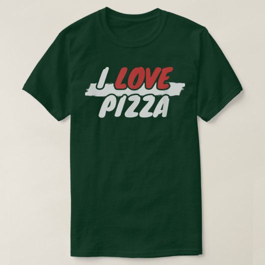 I Love Pizza1201 T-shirt (Design voorkant)