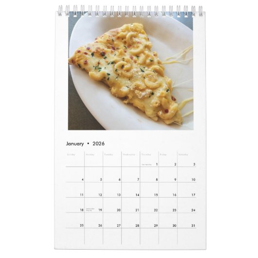 I Love Pizza Annual Calendar 2018 Kalender (Jan 2026)