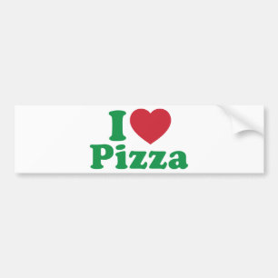 I Love Pizza Bumpersticker