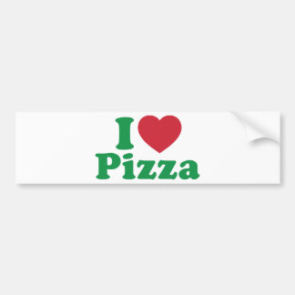 I Love Pizza Bumpersticker