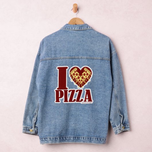 I Love Pizza Denim Jacket (Hangar)