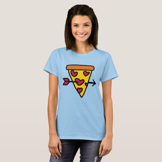 I Love Pizza Forever T-Shirt (Voorkant volledig)
