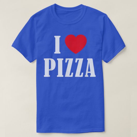I Love Pizza Heart Funny 2031280 T-shirt (Design voorkant)