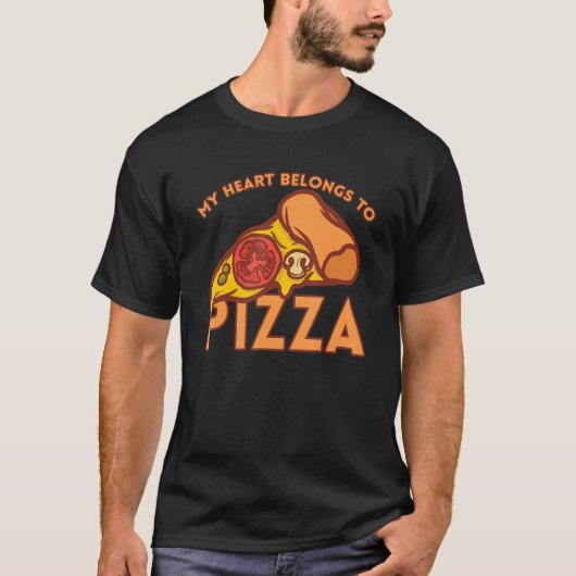 I Love Pizza Heart Valentines Day_1 T-shirt (Voorkant)