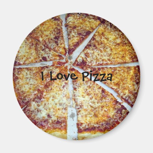 I Love Pizza Magneet (Voorkant)