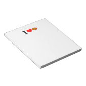 I Love Pizza Notitieblok (Schuin)