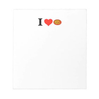 I Love Pizza Notitieblok