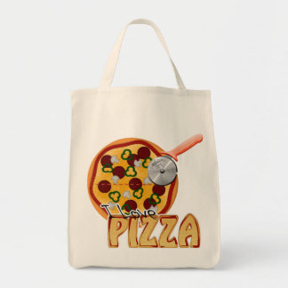 I Love Pizza - Organic Grocery Tas