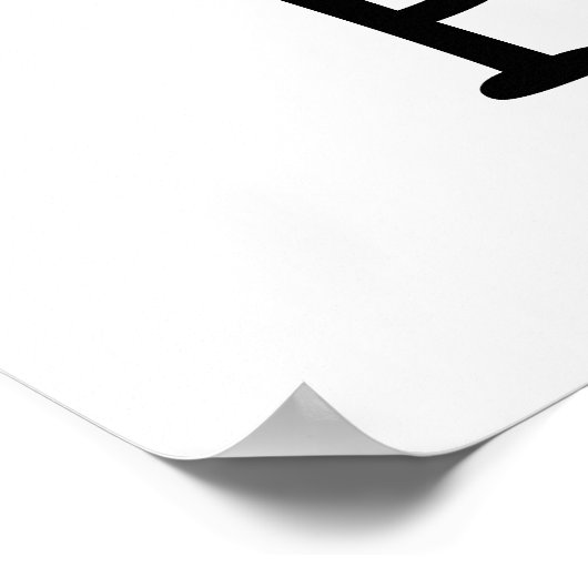 I Love Pizza Poster (Hoek)