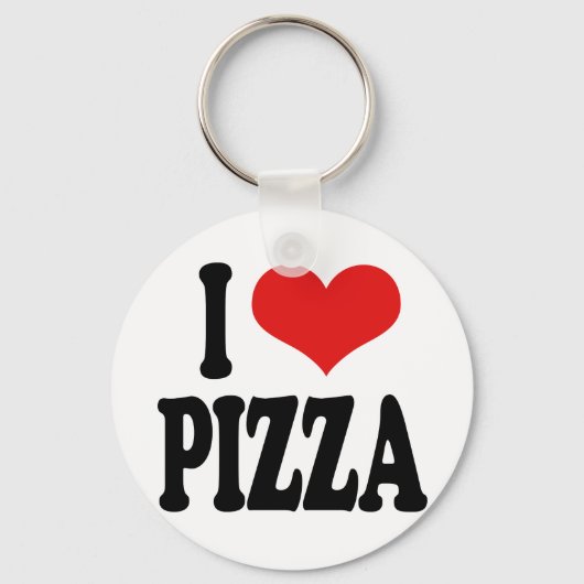 I Love Pizza Sleutelhanger (Voorkant)