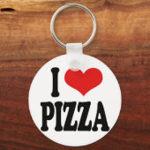 I Love Pizza Sleutelhanger (Voorkant)