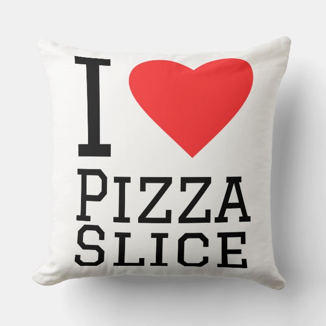 I love pizza slice kussen (Voorkant)