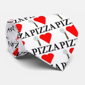 I Love Pizza Stropdas (Opgerold)