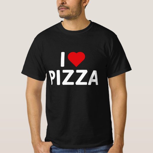 I Love Pizza T-shirt (Voorkant)