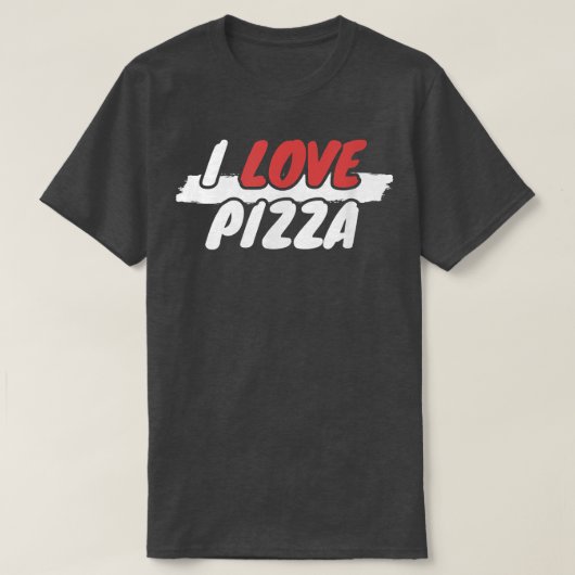 I Love Pizza T-Shirt (Design voorkant)