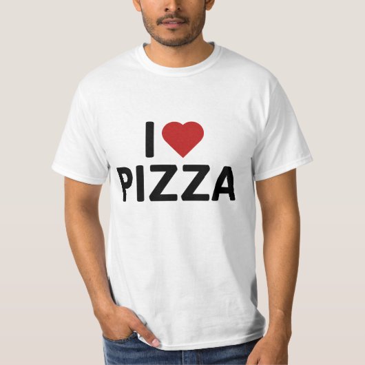 I Love Pizza T-shirt (Voorkant)
