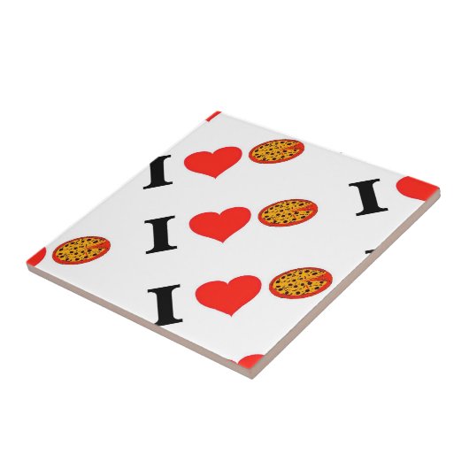I Love Pizza Tegeltje (Zijkant)