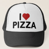 I Love Pizza Trucker Pet (Voorkant)