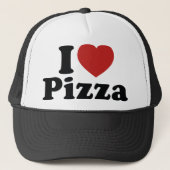 I Love Pizza Trucker Pet (Voorkant)