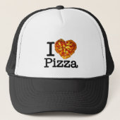 I Love Pizza Trucker Pet (Voorkant)