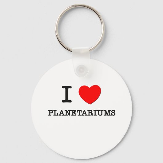 I Love Planetariums Sleutelhanger (Voorkant)