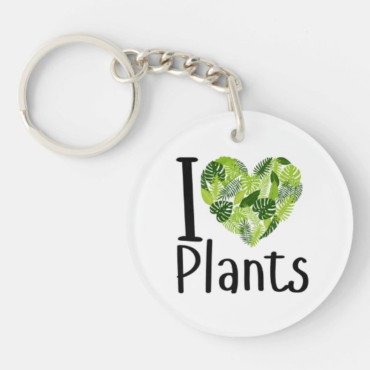 I Love Planten Sleutelhanger (Voorkant)