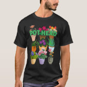 I love plants POT HEAD T-shirt (Voorkant)