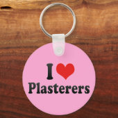 I Love Plasterers Sleutelhanger (Voorkant)