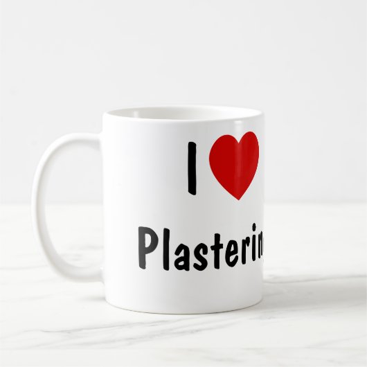 I Love Plastering Koffiemok (Links)