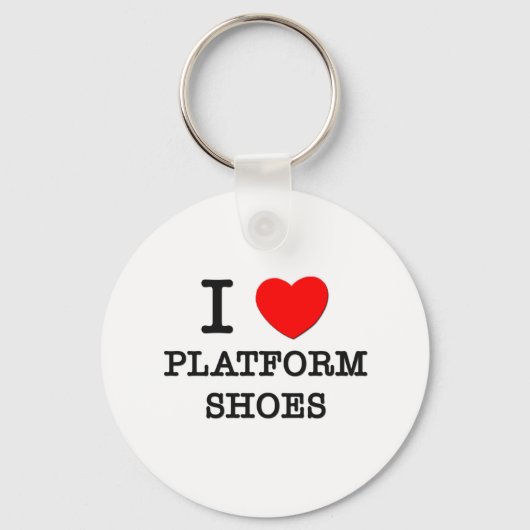 I Love Platform Shoes Sleutelhanger (Voorkant)