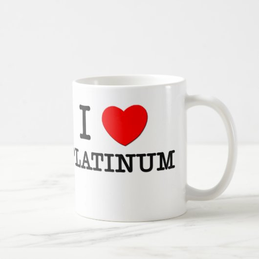 I Love Platinum Koffiemok (Rechts)
