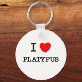 I Love PLATYPUS Sleutelhanger (Voorkant)