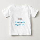 "I love play dates" Shirt - Jongen (Voorkant)