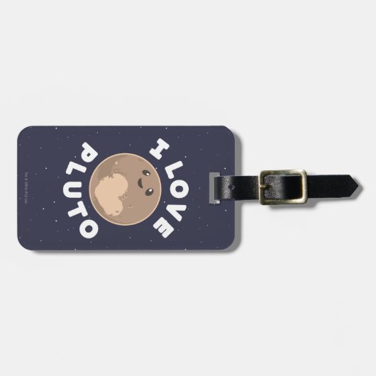 I Love Pluto Bagagelabel (Voorkant horizontaal)