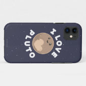 I Love Pluto Case-Mate iPhone Case (Achterkant (horizontaal))