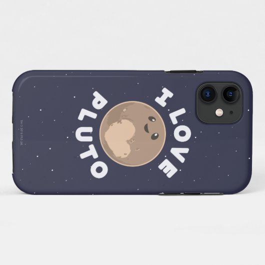 I Love Pluto Case-Mate iPhone Case (Achterkant (horizontaal))