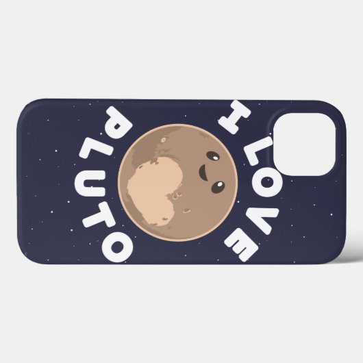 I Love Pluto Case-Mate iPhone Case (Achterkant (horizontaal))