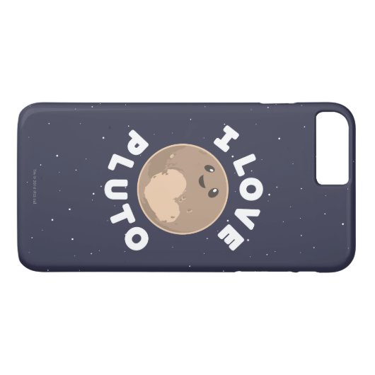 I Love Pluto Case-Mate iPhone Case (Achterkant (Horizontaal))