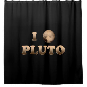I Love Pluto Douchegordijn