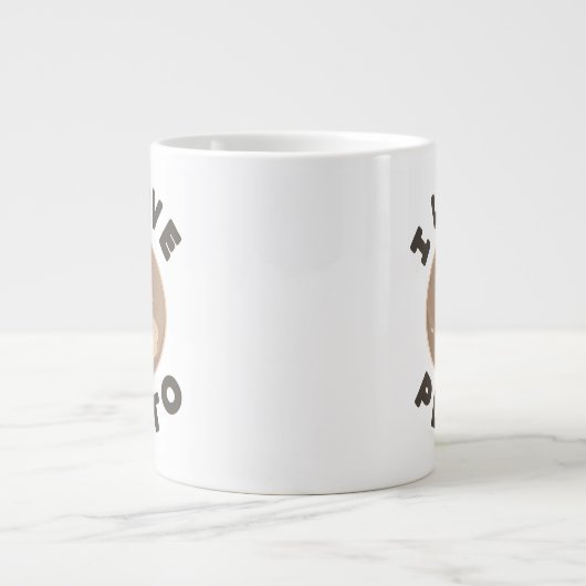 I Love Pluto Grote Koffiekop (Voorkant)