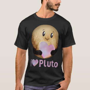 I Love Pluto Heart Planet Space Science Astro T-shirt