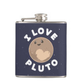I Love Pluto Heupfles (Voorkant)