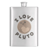 I Love Pluto Heupfles (Voorkant)