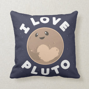 I Love Pluto Kussen