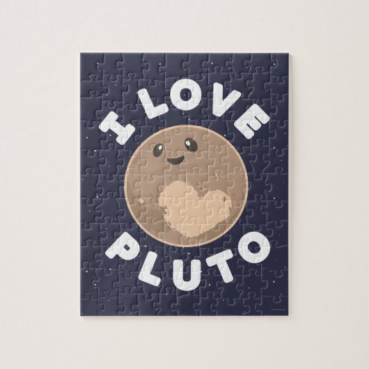 I Love Pluto Legpuzzel (Verticaal)